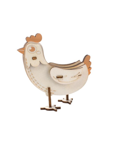 3D Wooden Puzzle For Adults And Kids,DIY Chicken Model Kits,Toys Gifts For Kids And Adults