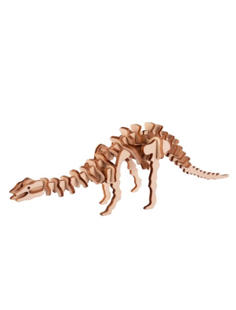 3D Wooden Diplodocus Puzzle For Adults And Kids,DIY Dinosaur Model Kits,Toys Gifts For Kids And Adults