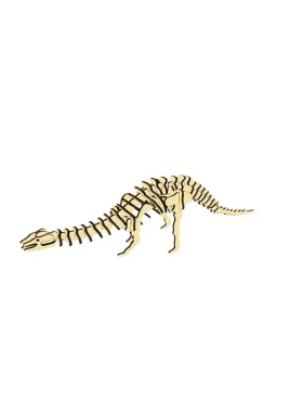 3D Wooden Diplodocus Puzzle For Adults And Kids,DIY Dinosaur Model Kits,Toys Gifts For Kids And Adults