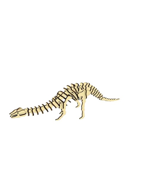 3D Wooden Diplodocus Puzzle For Adults And Kids,DIY Dinosaur Model Kits,Toys Gifts For Kids And Adults