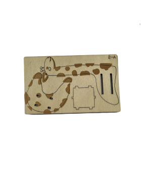 3D WoodenPuzzle For Adults And Kids,DIY Giraffe Pterosaur Model Kits,Toys Gifts For Kids And Adults