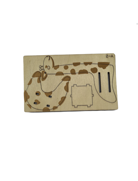 3D WoodenPuzzle For Adults And Kids,DIY Giraffe Pterosaur Model Kits,Toys Gifts For Kids And Adults