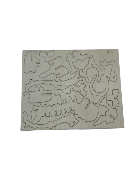 3D Wooden Tyrannosaurus Puzzle For Adults And Kids,DIY Dinosaur Model Kits,Toys Gifts For Kids And Adults