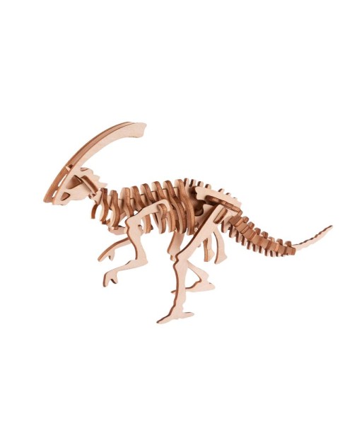 3D Wooden Parasaurolophus Puzzle For Adults And Kids,DIY Dinosaur Model Kits,Toys Gifts For Kids And Adults