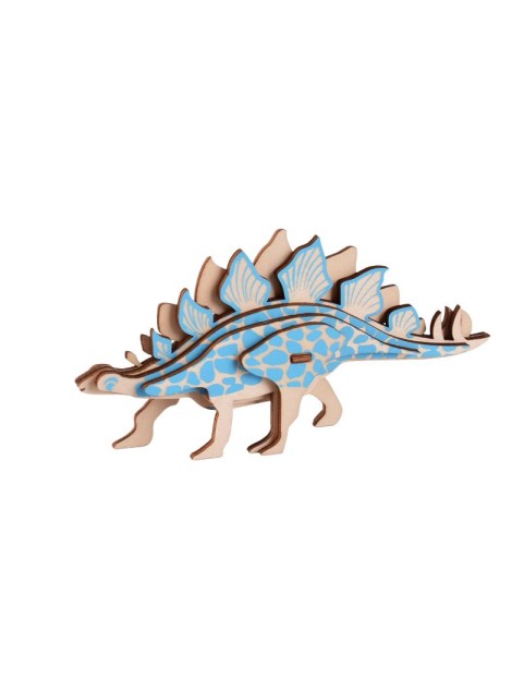 3D Wooden Stegosaurus Puzzle For Adults And Kids,DIY Dinosaur Model Kits,Toys Gifts For Kids And Adults