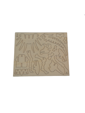 3D Wooden Triceratops Puzzle For Adults And Kids,DIY Dinosaur Model Kits,Toys Gifts For Kids And Adults