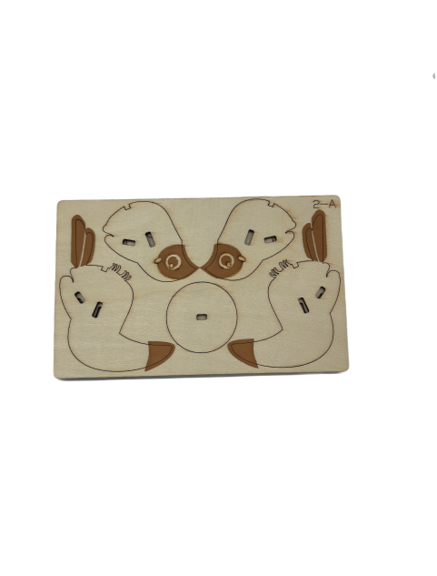 3D Wooden Puzzle For Adults And Kids,DIY Toucan Wooden Model Kits,Toys Gifts For Kids And Adults