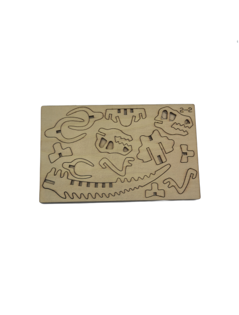 3D Wooden Tyrannosaurus Puzzle For Adults And Kids,DIY Dinosaur Model Kits,Toys Gifts For Kids And Adults