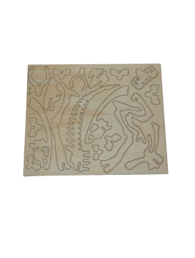 3D Wooden Parasaurolophus Puzzle For Adults And Kids,DIY Dinosaur Model Kits,Toys Gifts For Kids And Adults