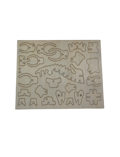 3D Wooden Stegosaurus Puzzle For Adults And Kids,DIY Dinosaur Model Kits,Toys Gifts For Kids And Adults