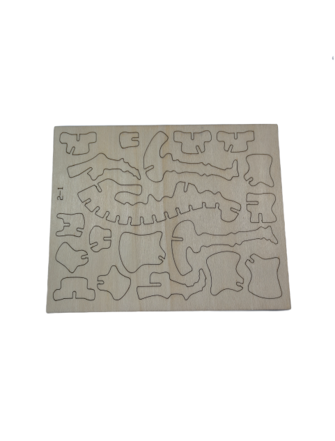 3D Wooden Stegosaurus Puzzle For Adults And Kids,DIY Dinosaur Model Kits,Toys Gifts For Kids And Adults