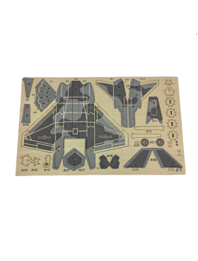 3D Wooden Stealth Aircraft Puzzle For Adults And Kids,DIY Airplane Wooden Model Kits,Toys Gifts For Kids And Adults