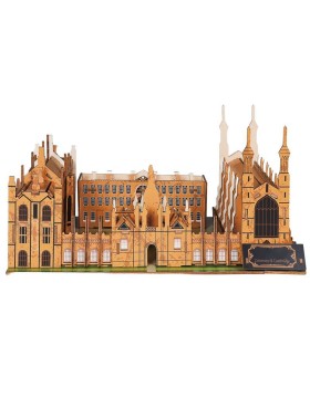 3D Wooden Puzzle For Adults And Teens,DIY University of Cambridge Wooden Model Kits,Toys Gifts For Teens And Adults