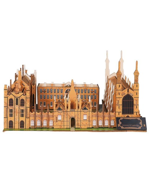 3D Wooden Puzzle For Adults And Teens,DIY University of Cambridge Wooden Model Kits,Toys Gifts For Teens And Adults