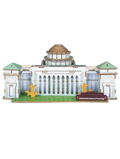 3D Wooden Puzzle For Adults And Teens,DIY MIT University Wooden Model Kits,Toys Gifts For Teens And Adults