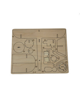 3D Wooden Triplane Puzzle For Adults And Kids,DIY Airplane Wooden Model Kits,Toys Gifts For Kids And Adults