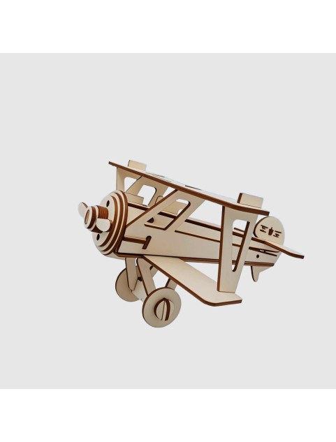 3D Wooden Newport Puzzle For Adults And Kids,DIY Airplane Wooden Model Kits,Toys Gifts For Kids And Adults