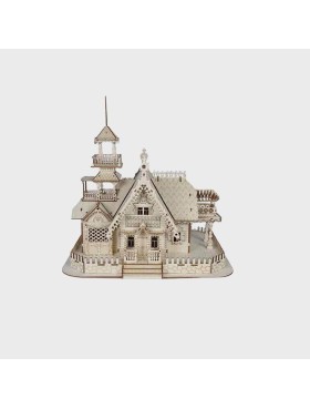 3D Wooden Puzzle For Adults And Teens,DIY Villa Wooden Model Kits,STEM Building Toys, Gifts For Teens And Adults
