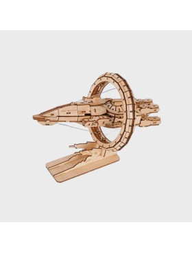 3D Wooden Puzzle For Adults And Kids,DIY Space Fighter Wooden Model Kits,Toys Gifts For Kids And Adults