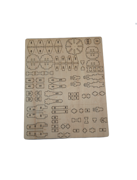 3D Wooden Puzzle For Adults And Kids,DIY Space Fighter Wooden Model Kits,Toys Gifts For Kids And Adults