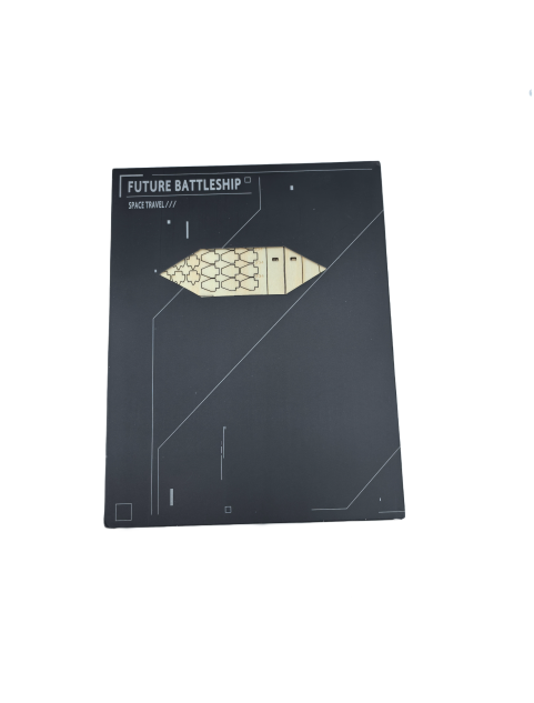 3D Wooden Puzzle For Adults And Kids,DIY Space Fighter Wooden Model Kits,Toys Gifts For Kids And Adults