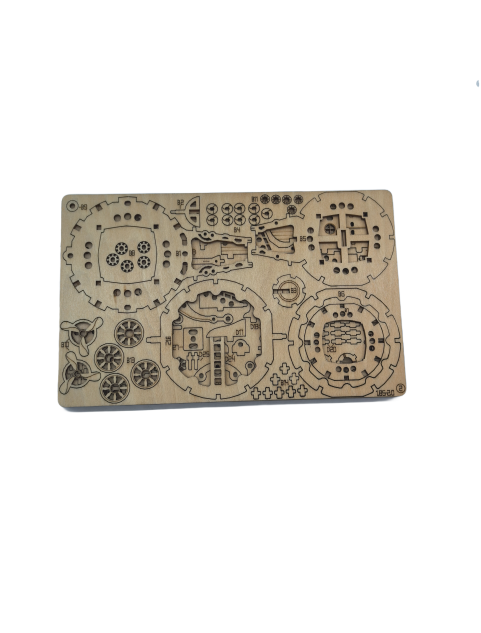 3D Wooden Airship Puzzle For Adults And Kids,DIY Airplane Model Kits,Toys Gifts For Kids And Adults